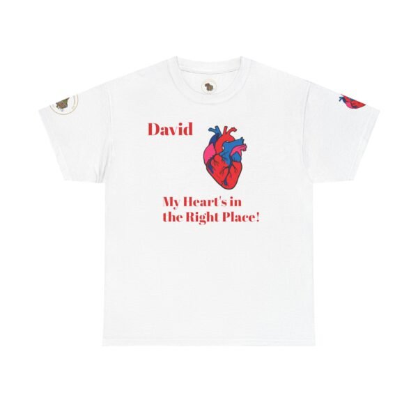 “My Heart’s in the Right Place” Personalized Tee
