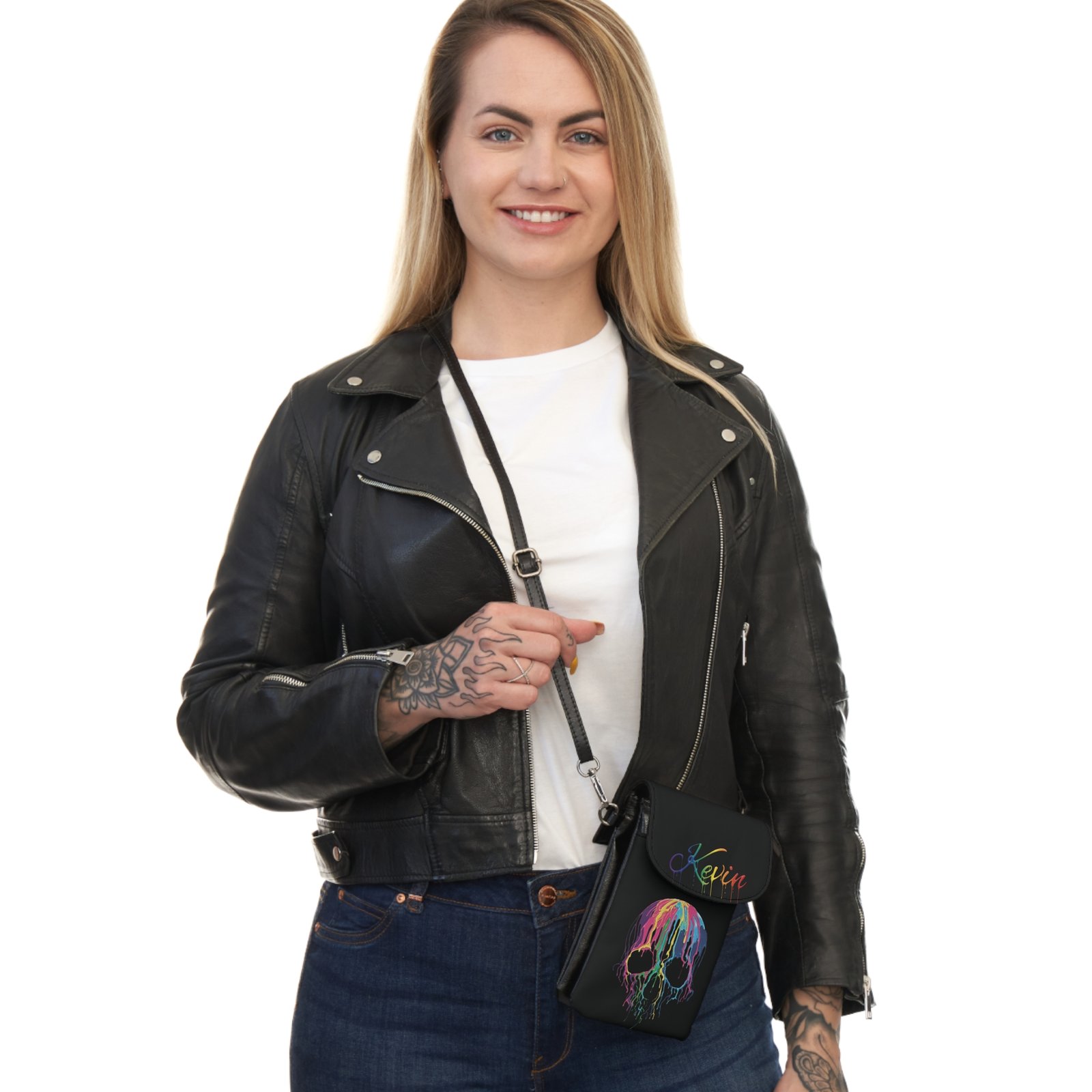 Personalized Stylish Small Cell Phone Wallet - Image 2