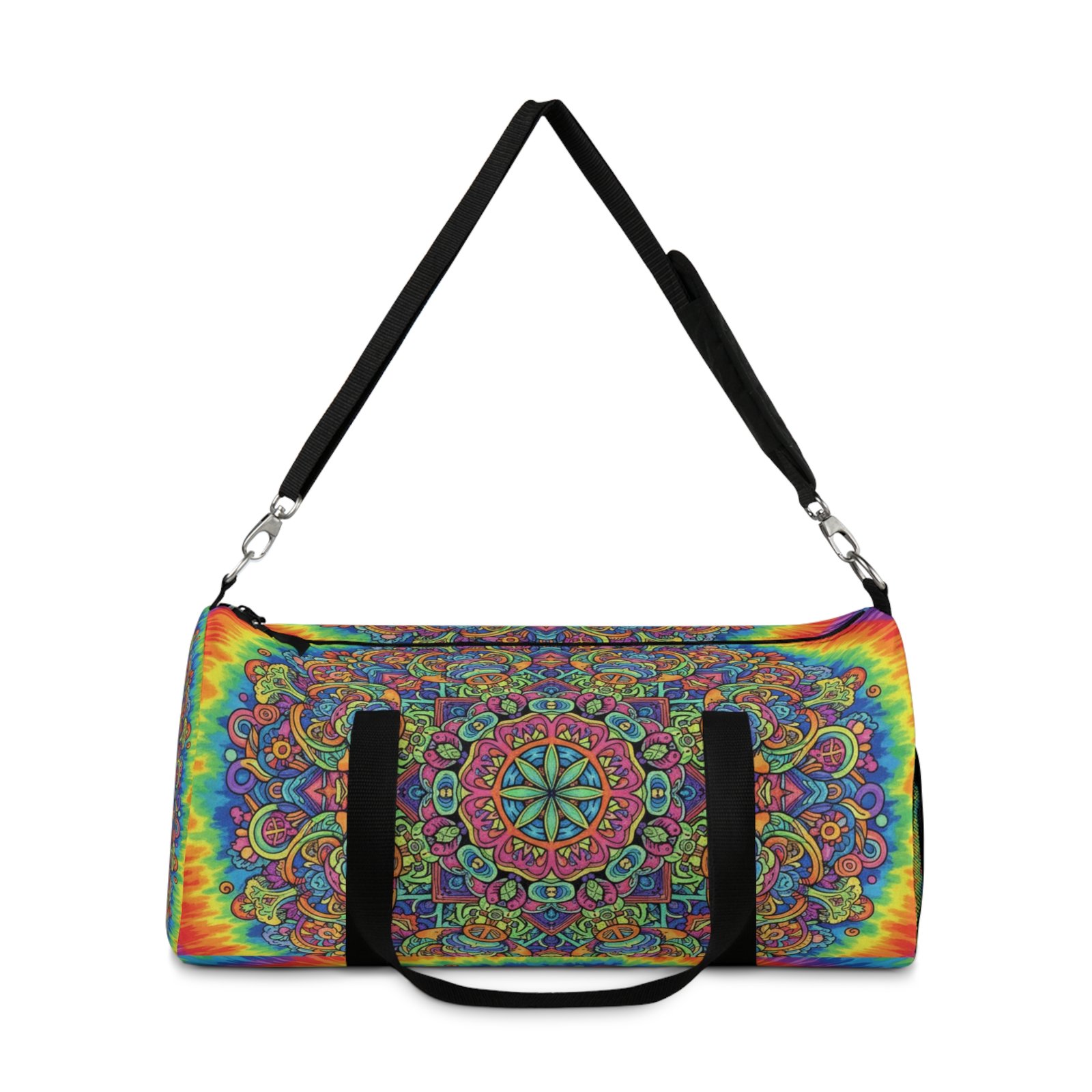 Vibrant Mandala Duffel Bag - Image 2